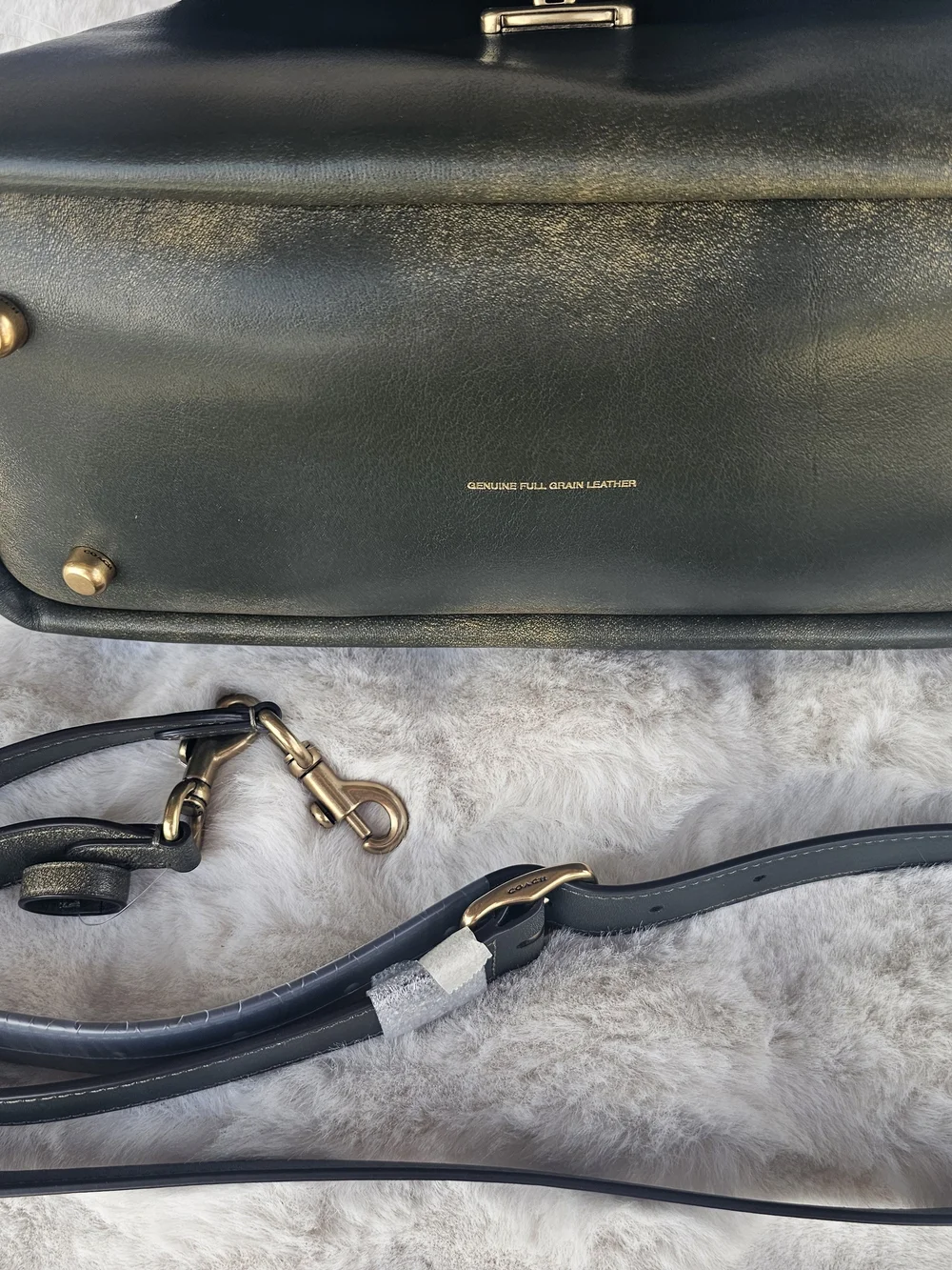 Coach dark green